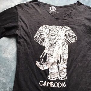 ‼️CLOSET CLOSING‼️Cambodian Elephant T-Shirt